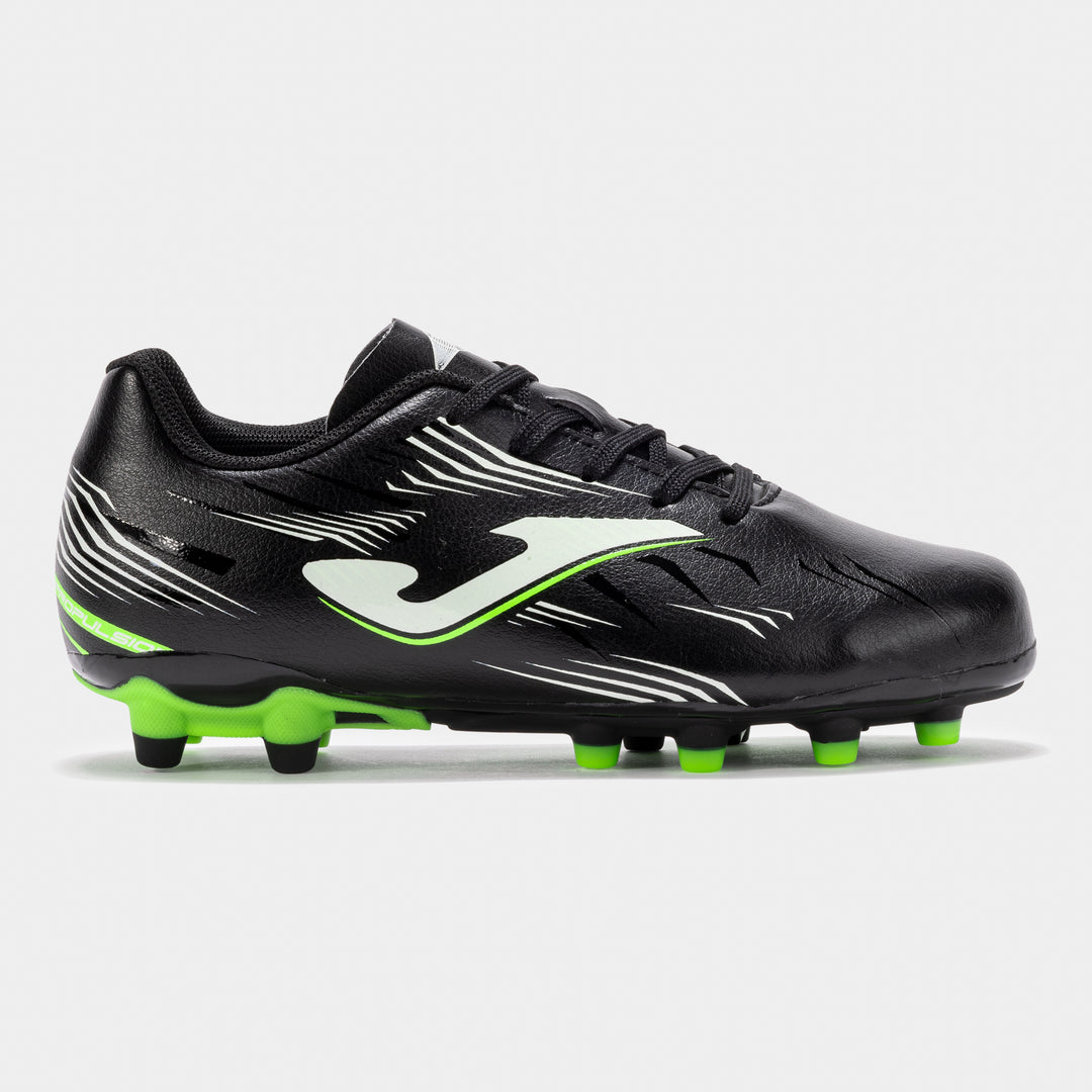Joma Propulsion JR Firm Ground Football Boots – Black | Lightweight Kids’ FG Cleats