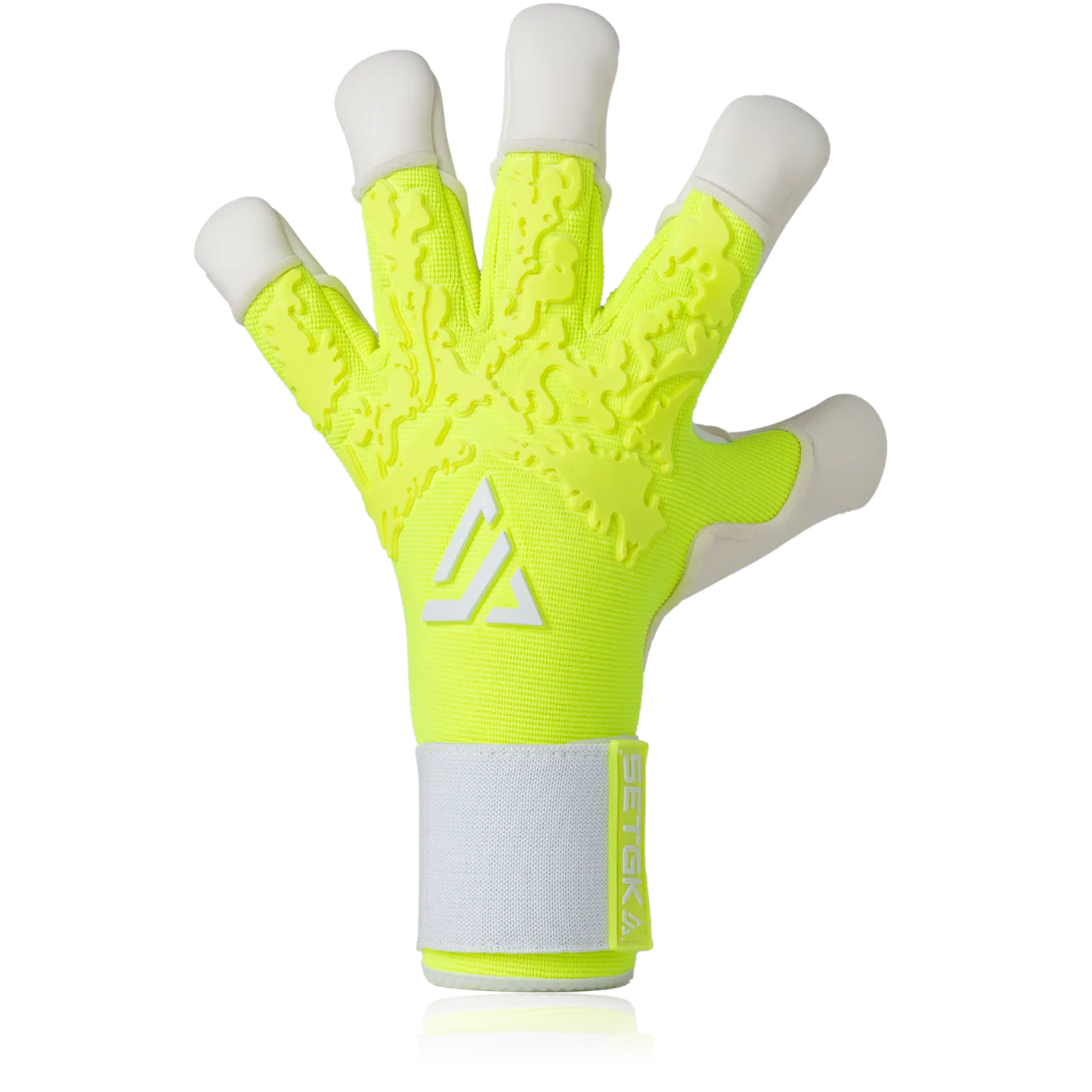 SET GK Zenith I Neon Yellow Goalkeeper Gloves