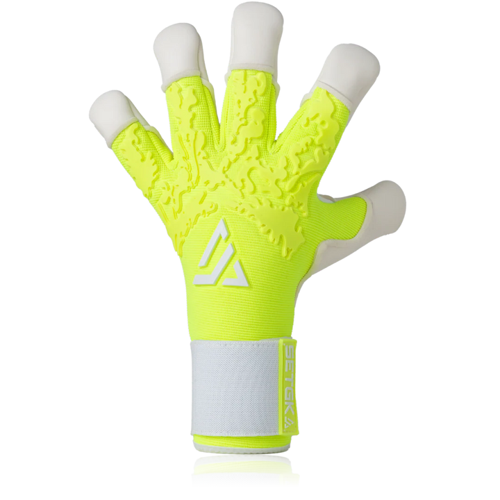 SET GK Zenith I Neon Yellow Goalkeeper Gloves