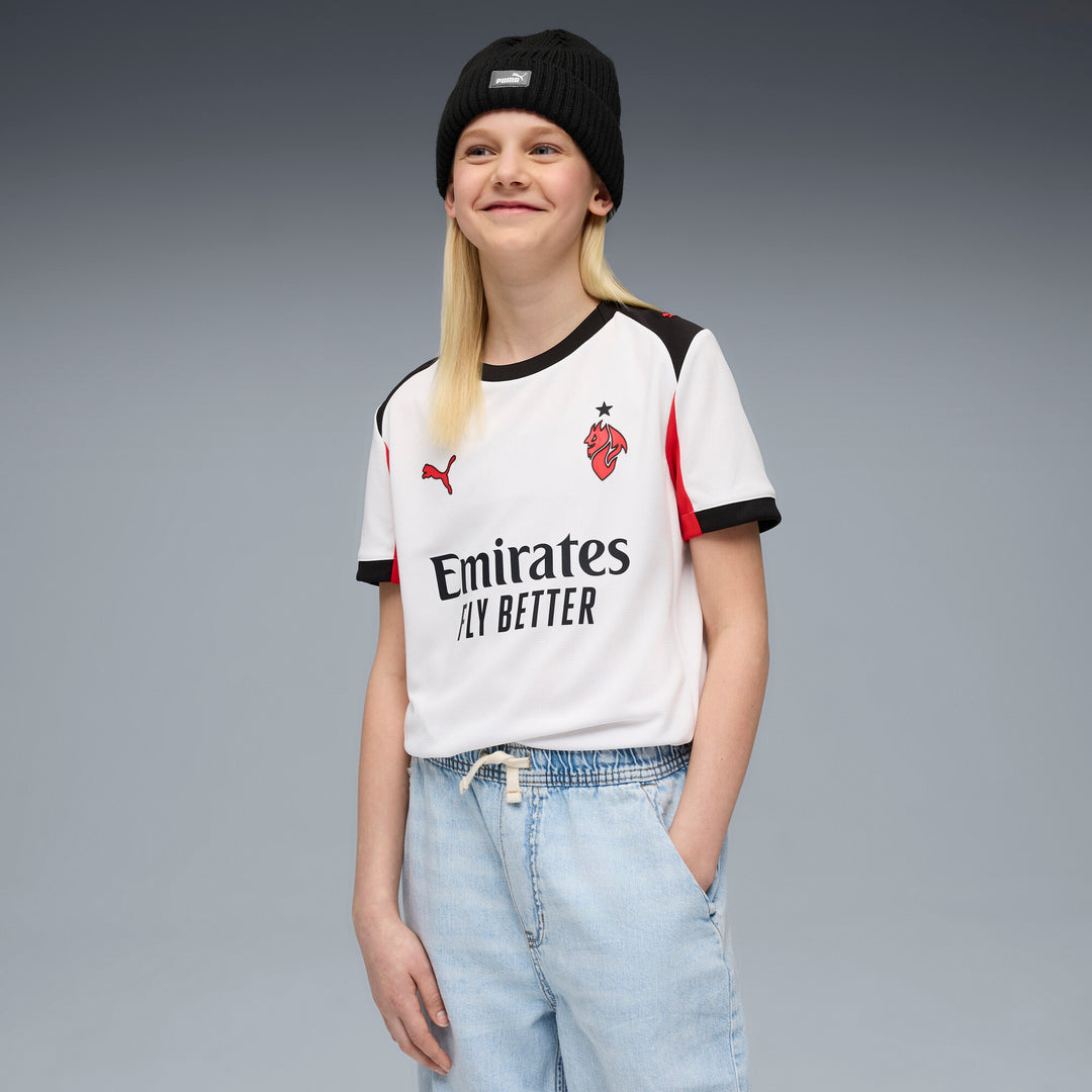 Kids' AC Milan Away Jersey 2025/26 – Official Youth Kit