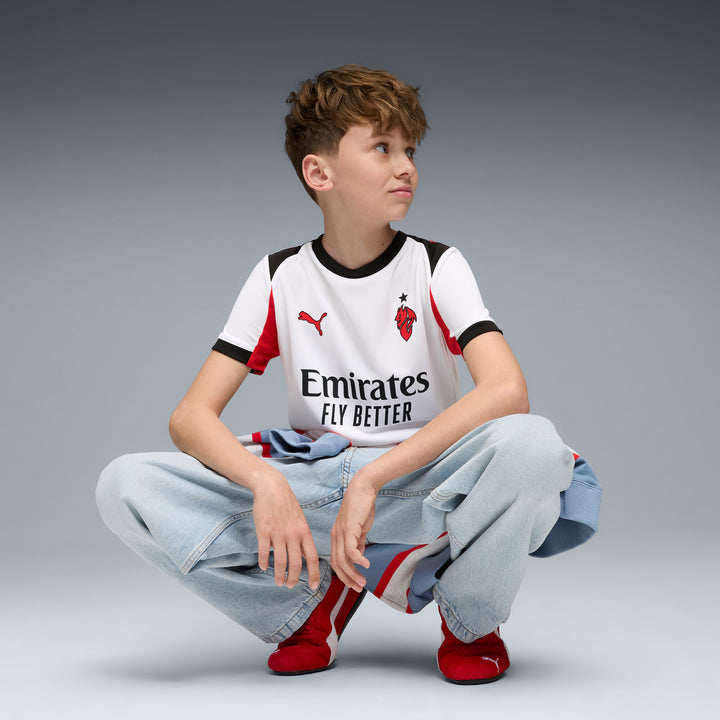 Kids' AC Milan Away Jersey 2025/26 – Official Youth Kit