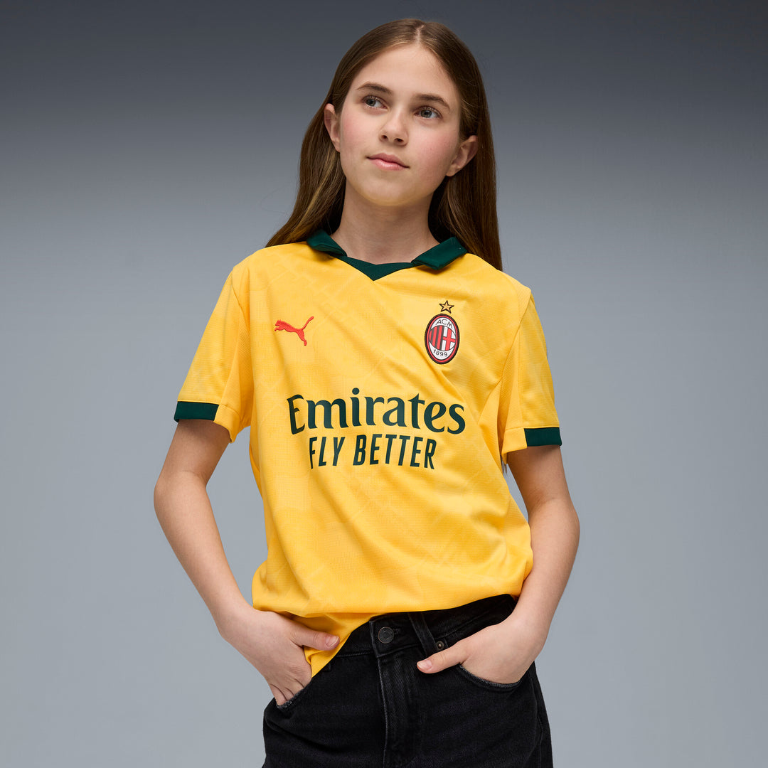 Kids' AC Milan Third Jersey 2025/26 – Official Youth Kit