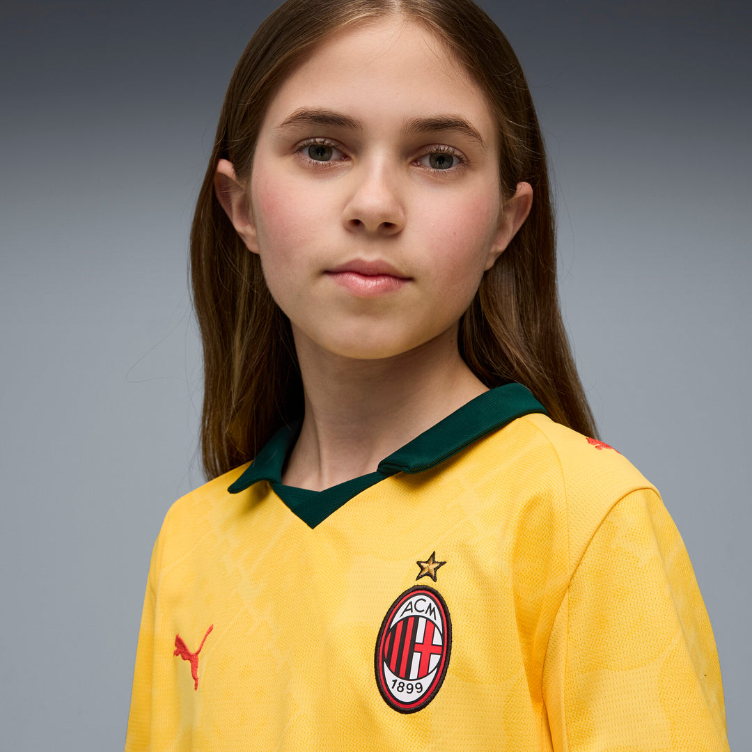 Kids' AC Milan Third Jersey 2025/26 – Official Youth Kit