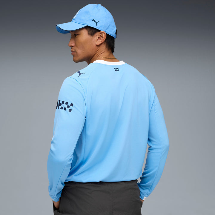 Manchester City Home Jersey Replica Long Sleeve