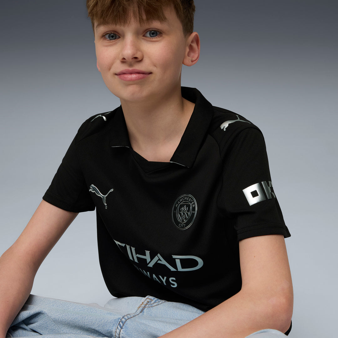 Kids' Manchester City Away Jersey 2025/26 – Official Youth Kit
