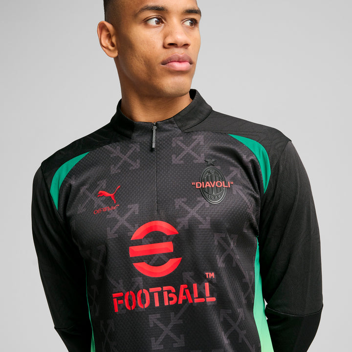 ACM X OFF-WHITE PRE MATCH 1/4-ZIP Long Sleeve Top