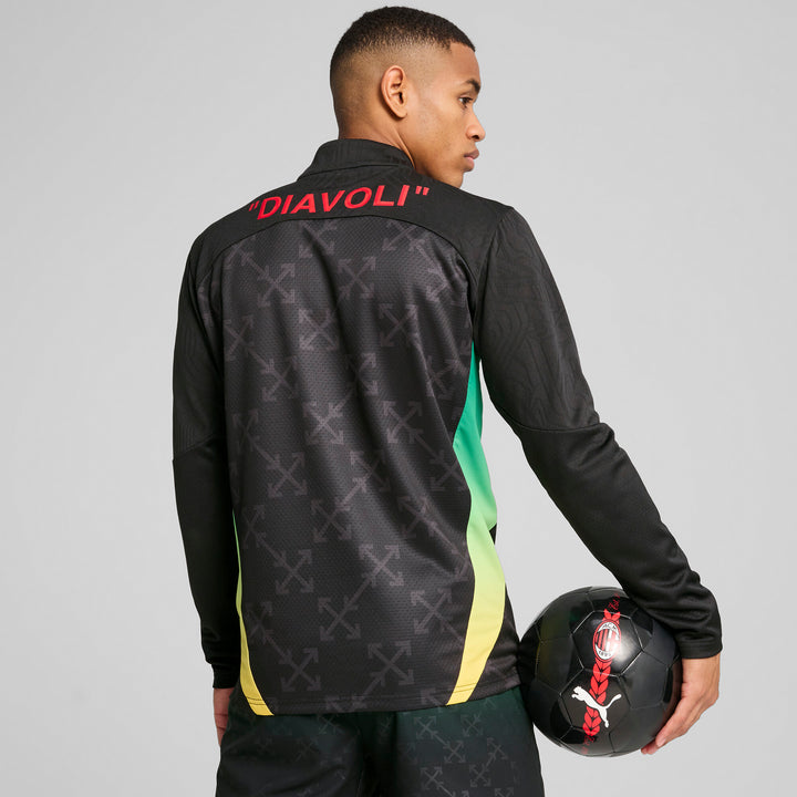 ACM X OFF-WHITE PRE MATCH 1/4-ZIP Long Sleeve Top
